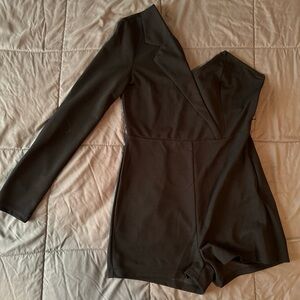 One sleeve romper- SMALL